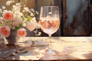 geniet van een glas rosé in de provence